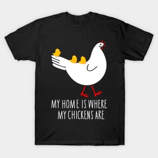 Chicken and chick family T-Shirt